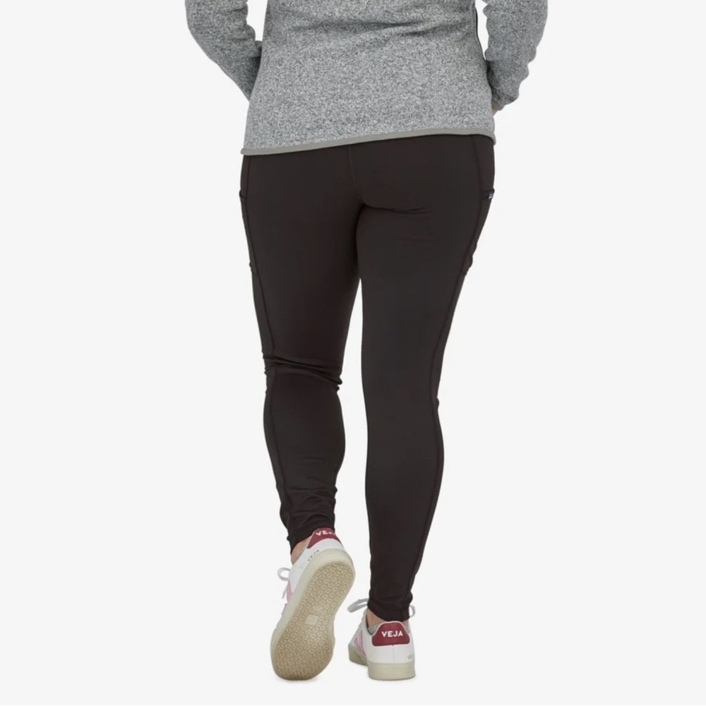 Patagonia Mid Weight Buttery Soft Base Layer Skinny Legging Yoga Pants Dark Gray - Picture 2 of 11